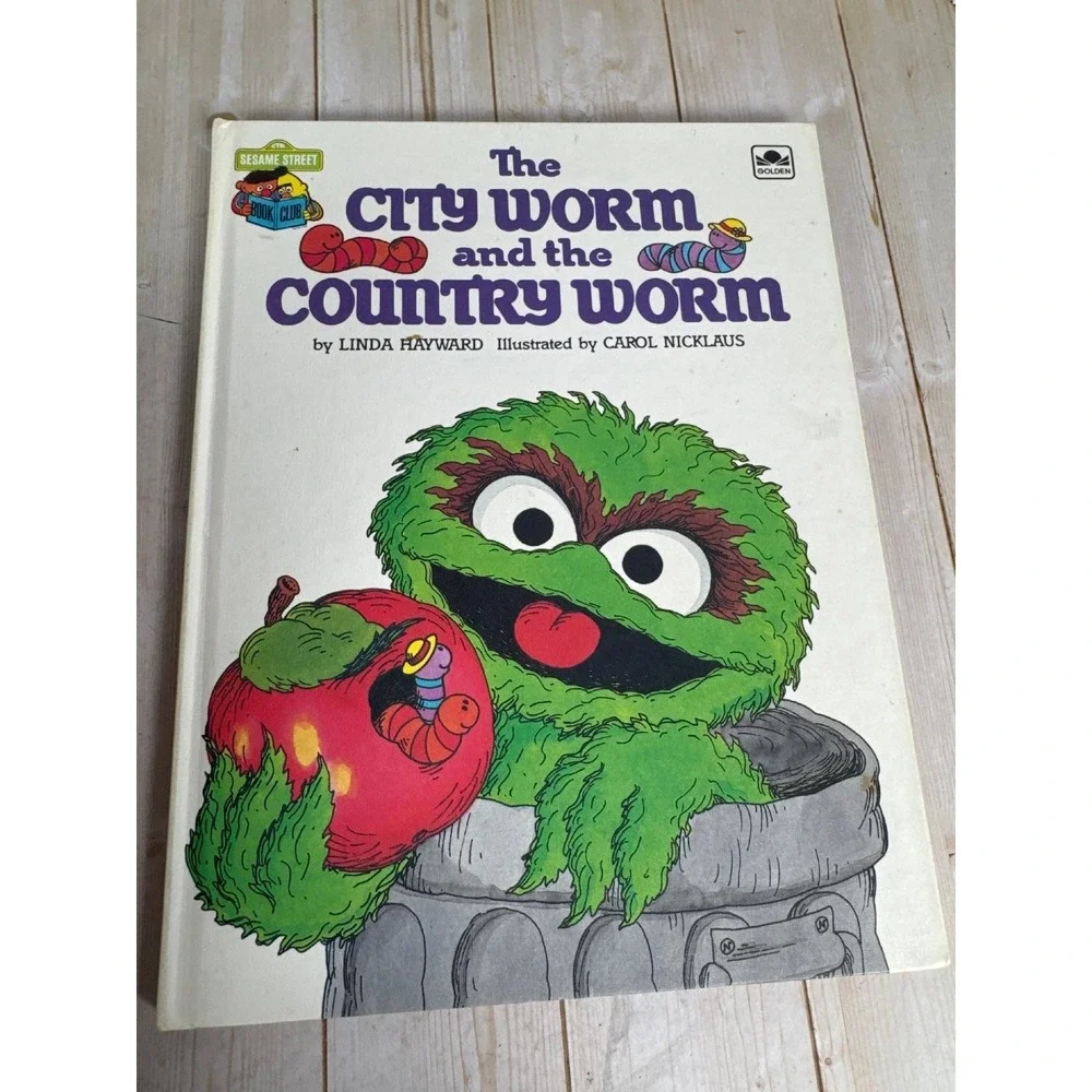 Vintage Sesame Street Book Club Lot 8 Big Bird Farm Pet Zoo‎ Learning 1980s